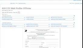 
							         820 LTO Web Profile OTForm - UserManual.wiki								  
							    