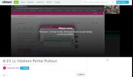 
							         8:21 LL Hostess Portal Pullout on Vimeo								  
							    