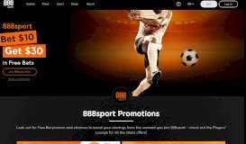 
							         888 Sport – Online Sports Betting & Odds								  
							    
