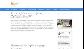 
							         88sears Associate Login at www.88sears.com | Login Assistants								  
							    