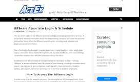 
							         88Sears Associate Login & Schedule | www.88Sears.com - AceEx								  
							    
