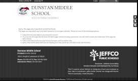 
							         8th Grade - Dunstan Middle School								  
							    