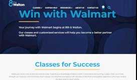 
							         8th & Walton: Retail Link Training + Walmart Supplier Development								  
							    