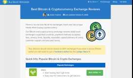 
							         9 Best Bitcoin & Cryptocurrency Exchange Reviews (2019 Updated)								  
							    