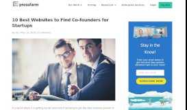 
							         9 Best Websites to Find a Co-founder for your Startup in 2019 ...								  
							    