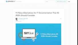
							         9 ITGlue Alternatives for IT Documentation That All MSPs Should ...								  
							    