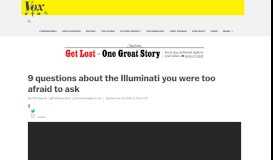 
							         9 questions about the Illuminati you were too afraid to ask - Vox								  
							    