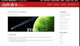 9 reasons to choose nebula | ZyXEL | deltalink          