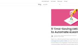 
							         9 Time-Saving LMS Features to Automate eLearning - LearnUpon								  
							    