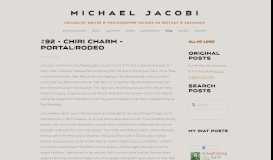 
							         #92 - Chiri Charm - Portal/Rodeo — Michael Jacobi								  
							    