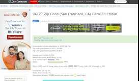 
							         94127 Zip Code (San Francisco, California) Profile - homes ...								  
							    