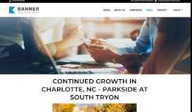 
							         991 Continued Growth In Charlotte Nc Parkside At South Tryon								  
							    