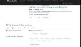 
							         9954 1 portal athenahealth Results For Websites Listing								  
							    