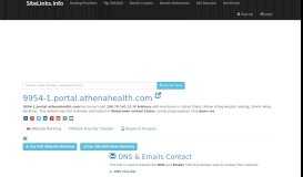 
							         9954-1.portal.athenahealth.com | 208.78.141.21, Similar Webs ...								  
							    