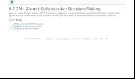 
							         A-CDM - Airport Collaborative Decision-Making | PRU Portal								  
							    