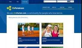 
							         A community for people who love tennis - 10sPortal.com								  
							    