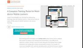 
							         A Complete Training Portal for Multi-device Mobile Learners								  
							    