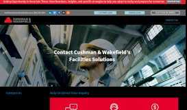 
							         A ... - Contact Us - Cushman & Wakefield (formerly QSI Facilities)								  
							    
