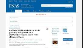 
							         A corrinoid-dependent catabolic pathway for growth of a ... - PNAS								  
							    