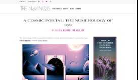 
							         A COSMIC PORTAL: THE NUMEROLOGY OF 999 - the Numinous								  
							    