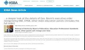 
							         a deeper look at the details of Gov. Bevin's ... - KSBA News Article								  
							    