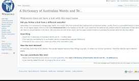 
							         A Dictionary of Australian Words and Terms - Wikisource, the free ...								  
							    