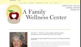 
							         A Family Wellness Center | Healing For Your Family and Wellness For ...								  
							    