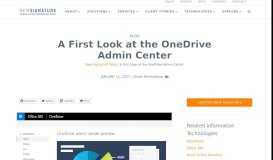 
							         A First Look at the OneDrive Admin Center - New Signature								  
							    