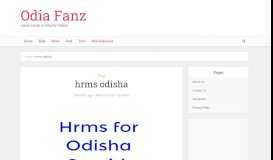 
							         A guide about hrms odisha for login and other - Odia Fanz								  
							    