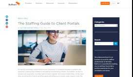 
							         A Guide to Client Portals for Staffing Professionals | Bullhorn								  
							    