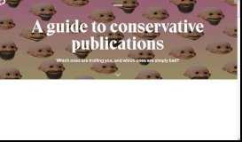 
							         A guide to conservative publications | The Outline								  
							    