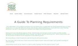 
							         A Guide to Planning Requirements | Taunton Sheds & Toys, Taunton ...								  
							    
