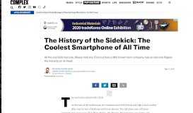 
							         A History of T-Mobile's Sidekick | Complex								  
							    