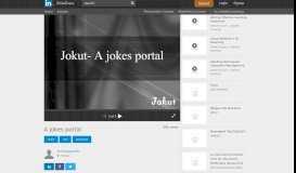 
							         A jokes portal - SlideShare								  
							    