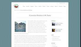 
							         A Lemurian Adventure in Mt. Shasta | shastavortex.com								  
							    