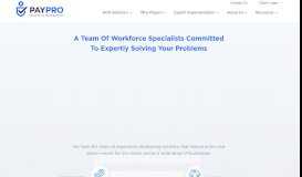 
							         A Modern Workforce Management Software System | Paypro								  
							    