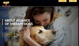 
							         A National Therapy Dog Organization - Alliance of Therapy Dogs								  
							    
