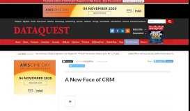 
							         A New Face of CRMDATAQUEST								  
							    