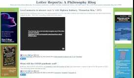 
							         A Philosophy Blog: More on USC's portal - Leiter Reports								  
							    