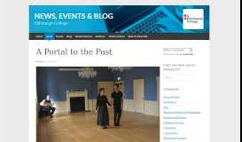 
							         A Portal to the Past - Edinburgh College								  
							    