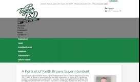 
							         A Portrait of Keith Brown, Superintendent – Keith Brown ... - Taylor ISD								  
							    