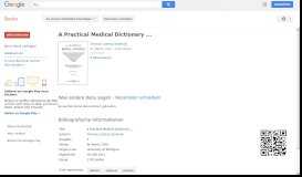 
							         A practical medical dictionary ...								  
							    