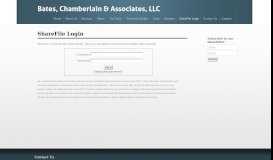 
							         A professional tax and ... - Bates, Chamberlain & Associates, LLC								  
							    