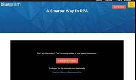
							         A Smarter Way to RPA - Blue Prism								  
							    