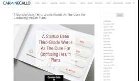 
							         A Startup Uses Third-Grade Words As The Cure For Confusing Health ...								  
							    