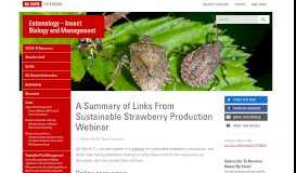 
							         A Summary of Links From Sustainable Strawberry Production Webinar ...								  
							    