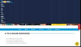 
							         A to Z Online Resources - Broward County!								  
							    