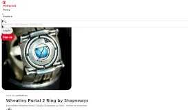 
							         A Wheatley ring from Portal .. totally awesome! | Things that I love and ...								  
							    