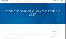 
							         A Year of Innovation: A Look at InstaMed in 2017 - InstaMed								  
							    