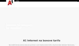 
							         A1 internet tarife na bonove | A1 Hrvatska								  
							    